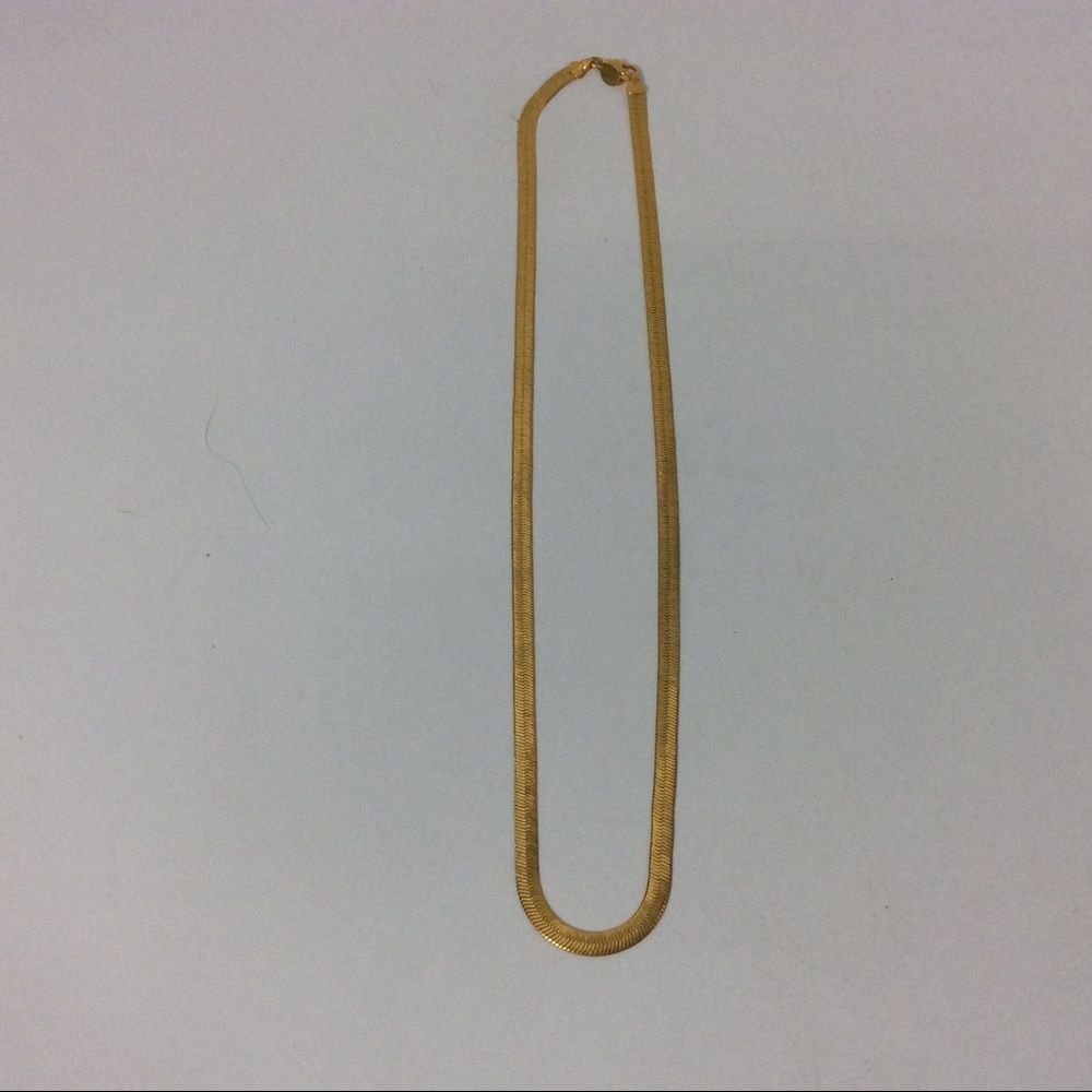 Premiere Designs Gold Plated 24" Herringbone Necklace